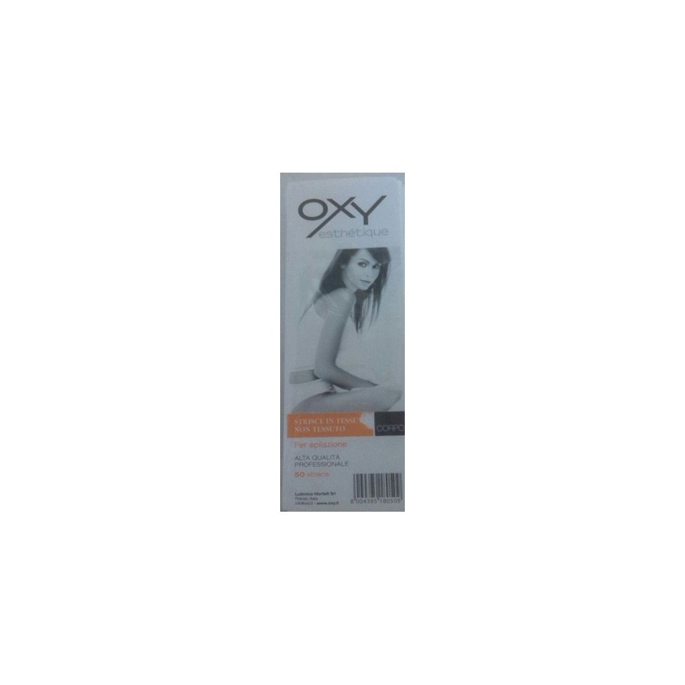 Oxy Strisce In Tessuto Non Tessuto Per Epilazione Corpo Professionali 50 Strisce 