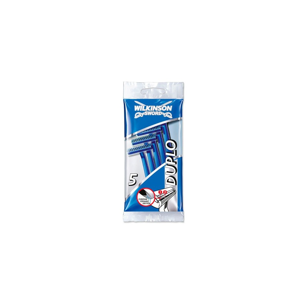 Wilkinson Lamette A Doppia Lama Usa E Getta Duplo Confezione Da 5 Lamette 