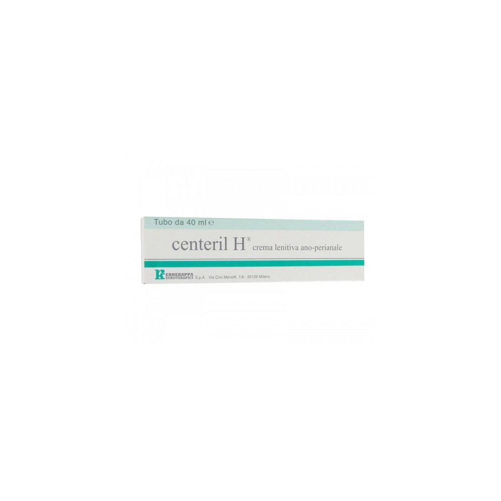 Errekappa Euroterapici Centeril H Crema Lenitiva Rettale 40 G 