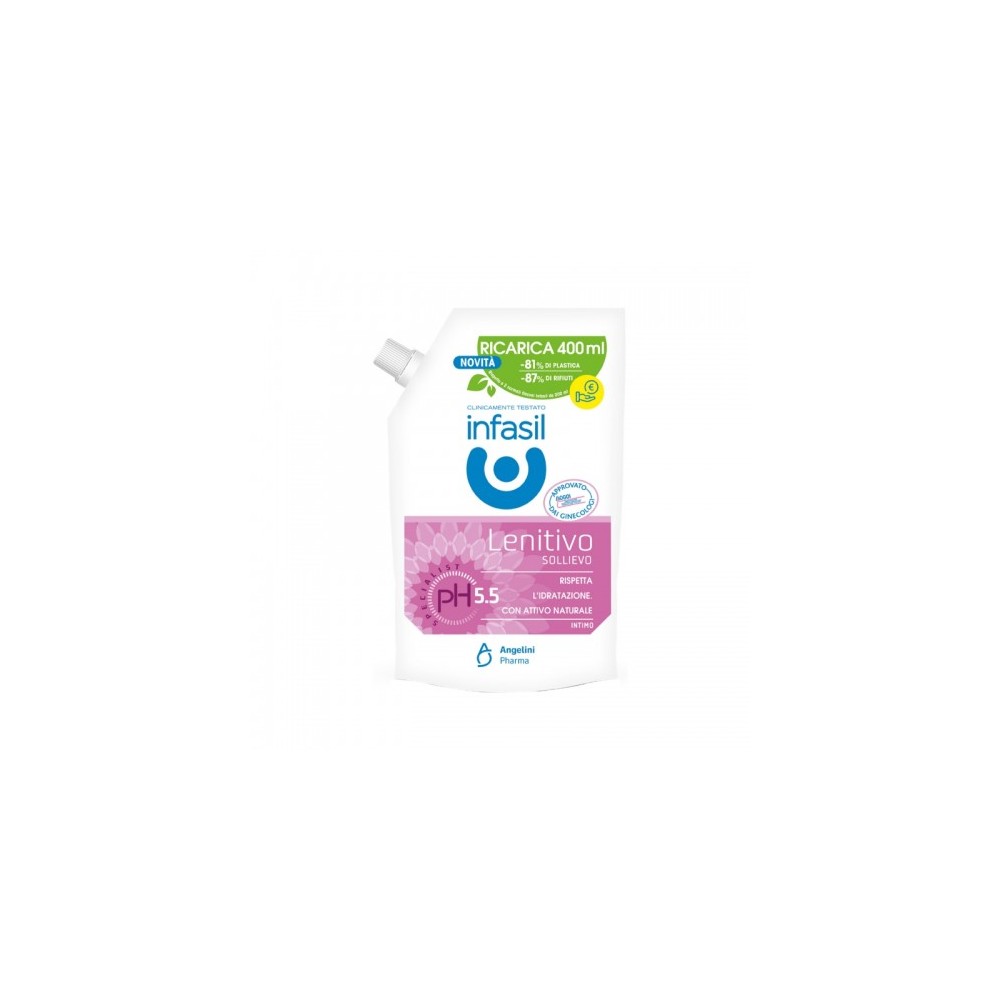 Infasil Lenitivo Detergente Intimo Idratante Ecoricarica Da 400 Ml 