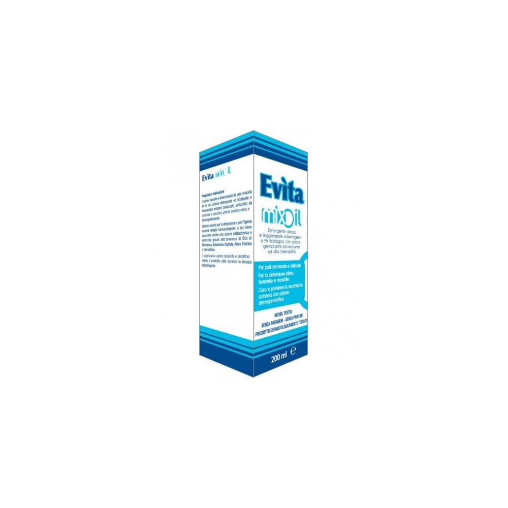 Quality Farmac Evita Mixoil Detergente Intimo Oleoso Per Pelli Delicate 200 Ml 