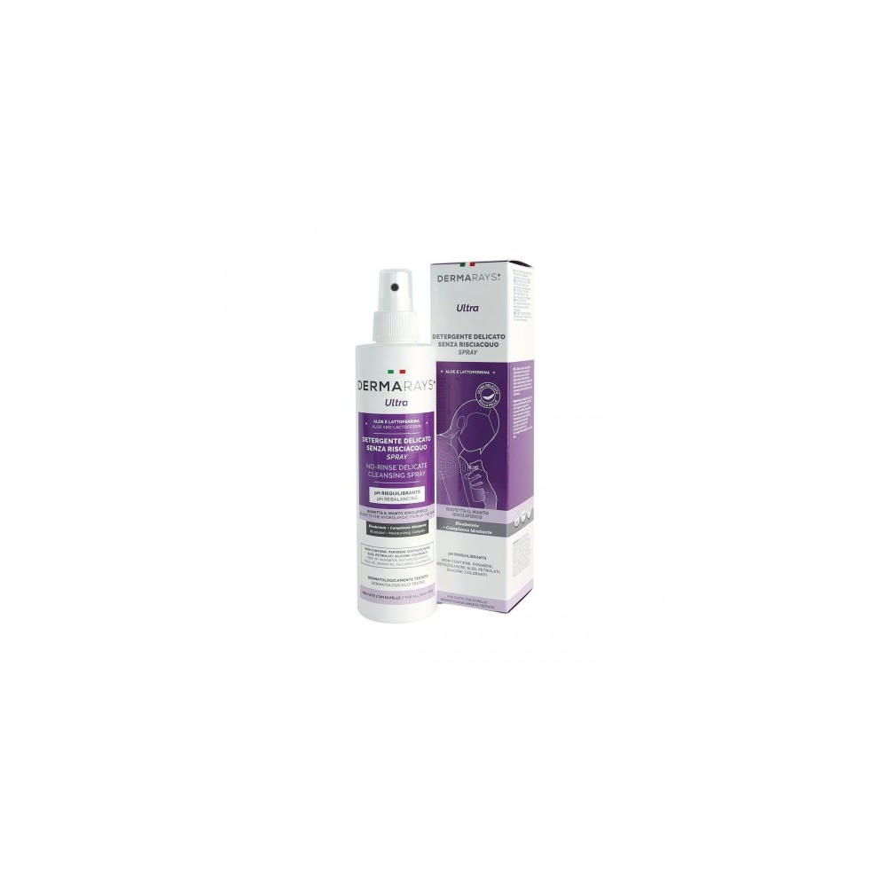 Rays Dermarays Ultra Detergente Delicato Senza Risciacquo Spray 250 Ml 