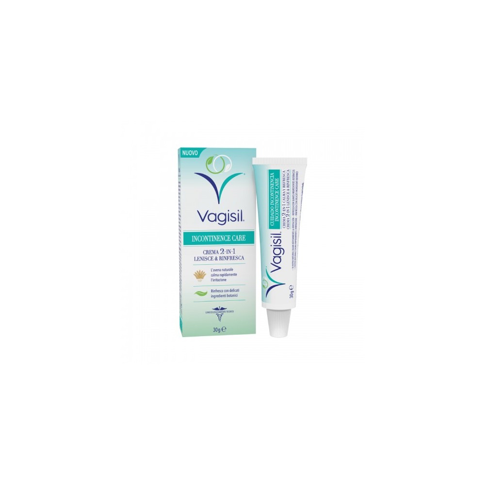 Vagisil Incontinence Care Crema 2 In 1 Che Lenisce E Rinfresca 30 G 