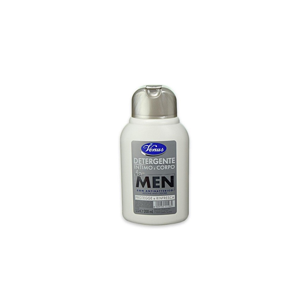 Venus For Men Detergente Intimo E Corpo Con Antibatterico 200 Ml 
