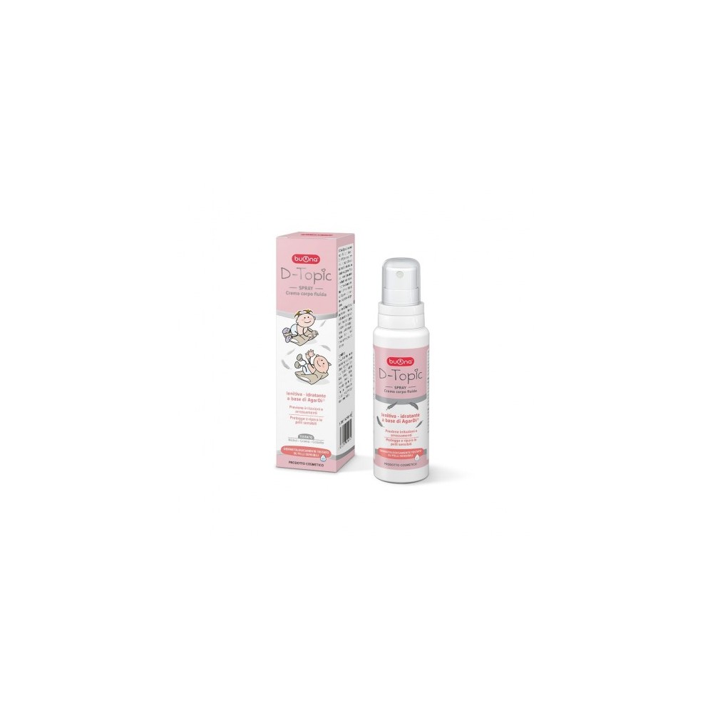 Buona D-Topic Spray Crema Corpo Fluida Per Pelli Sensibili 100 Ml 