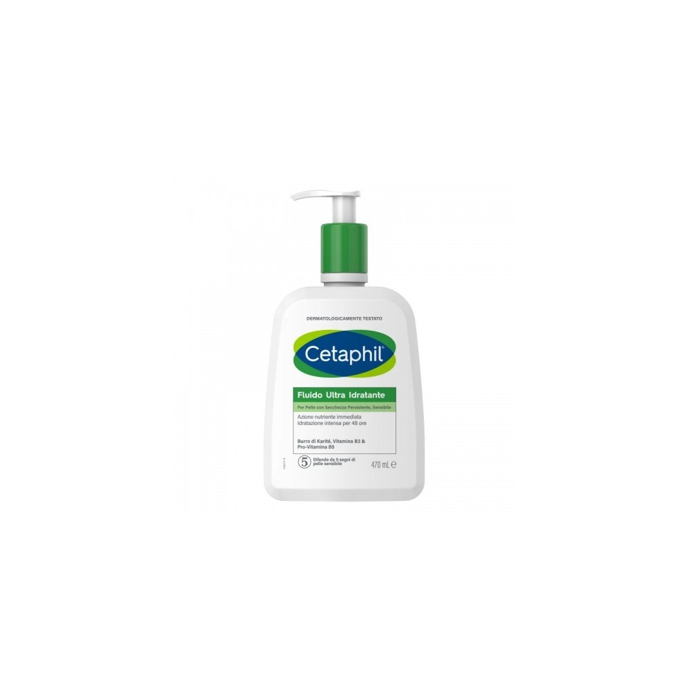 Cetaphil Fluido Ultra Idratante Per Pelli Secche O Molto Secche 470 Ml 