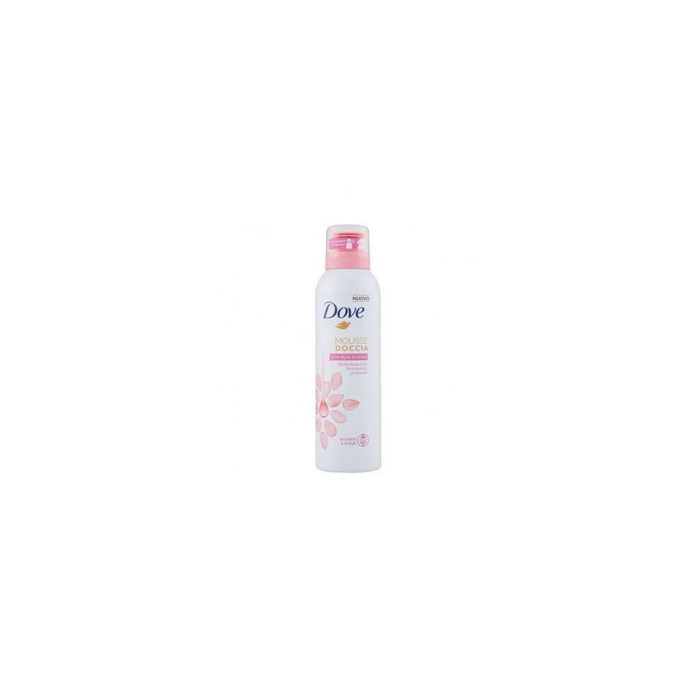 Dove Mousse Doccia Docciaschiuma Con Olio Di Rosa 200 Ml 
