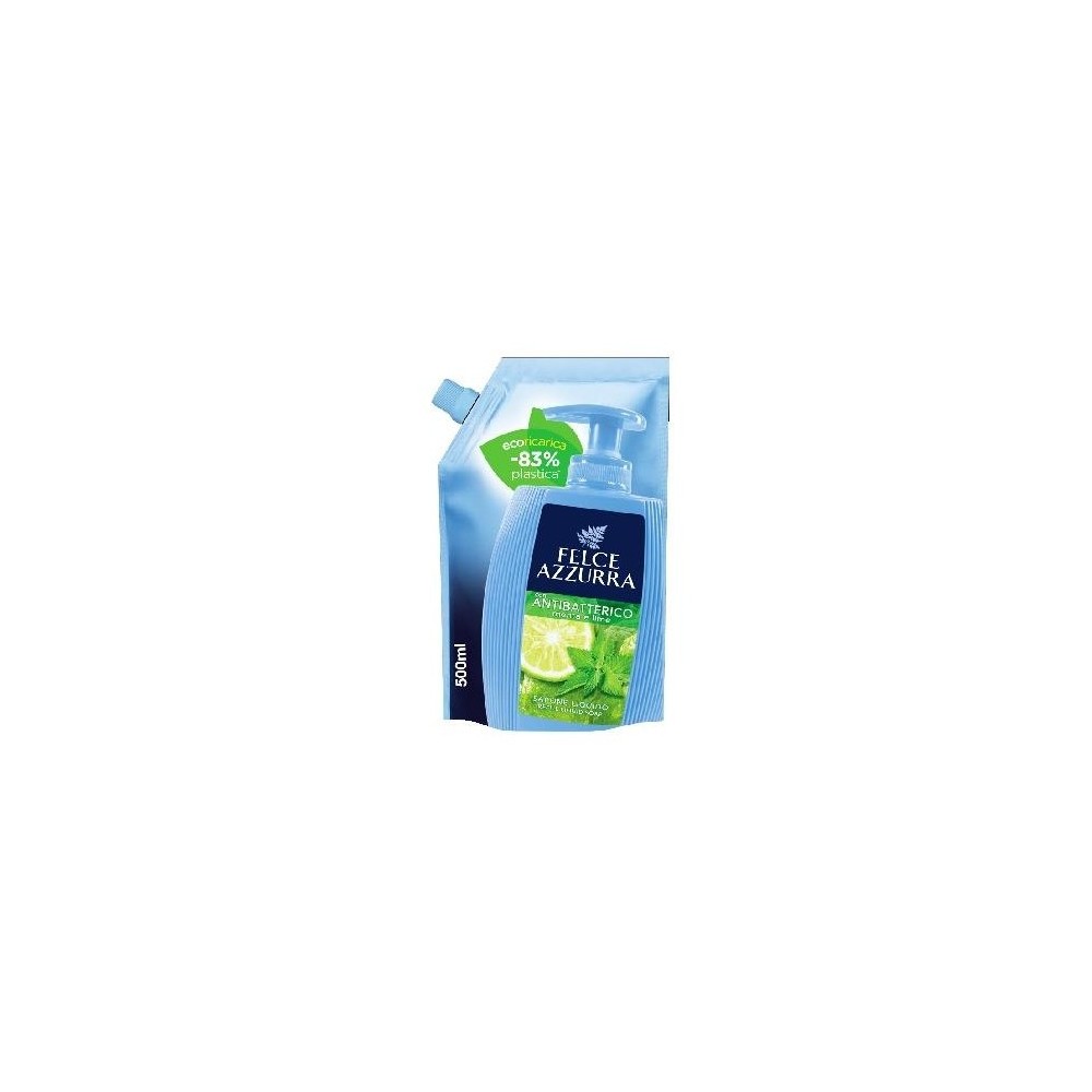 Felce Azzurra Eco Ricarica Per Sapone Liquido Antibatterico 500 Ml 
