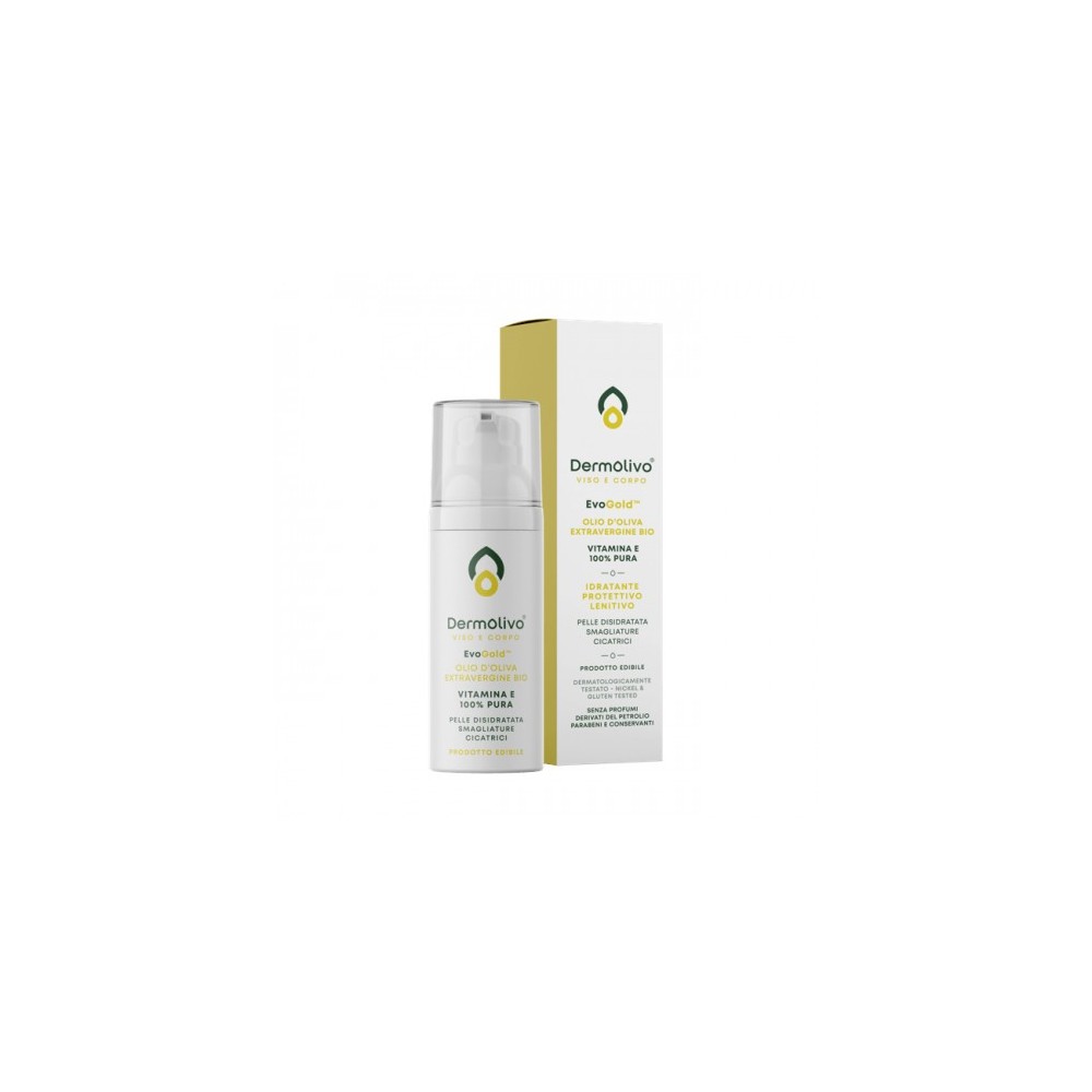 Green Life Dermolivo Olio D'Oliva Extravergine Bio Idratante Protettivo E Lenitivo 30 Ml 