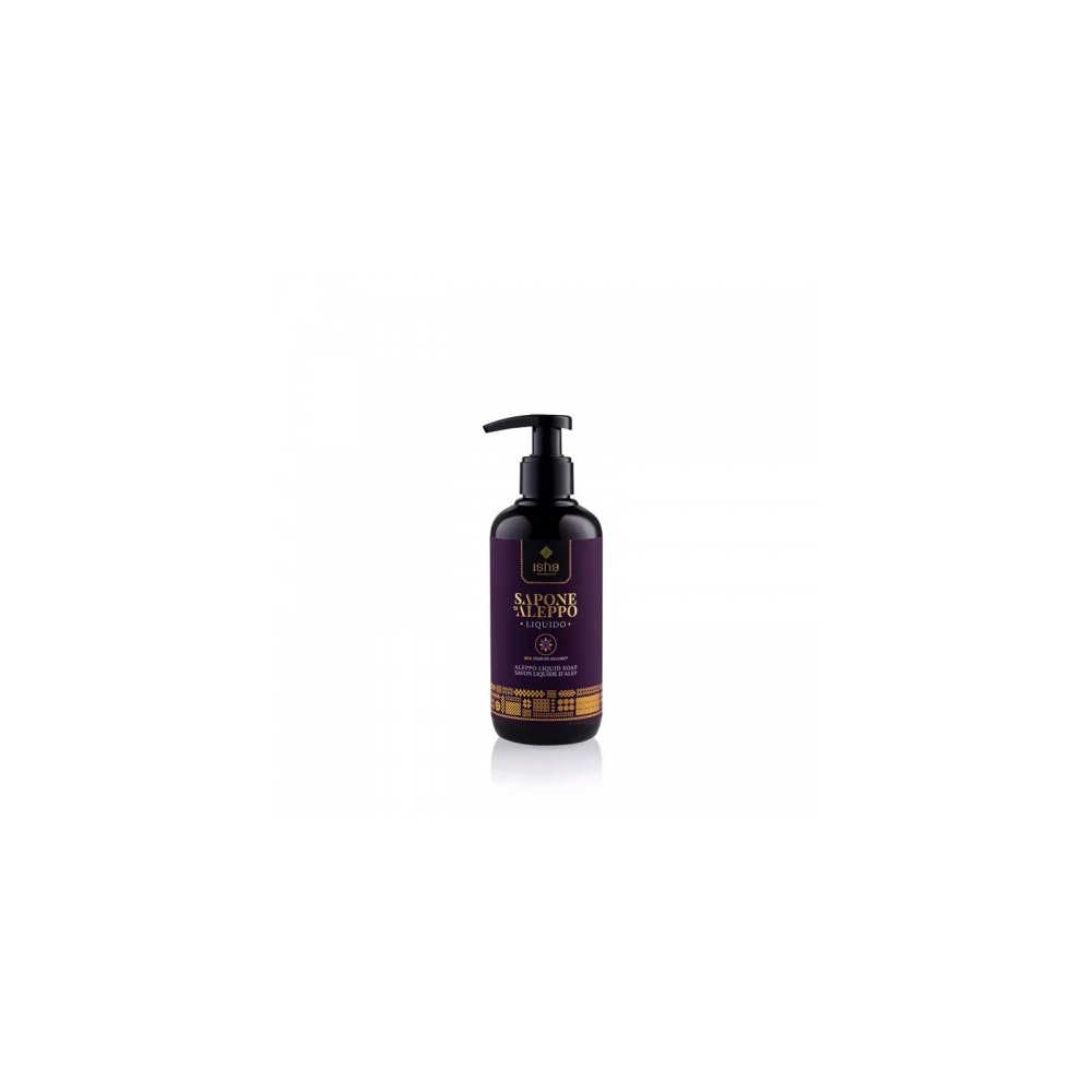 Isha Sapone Di Aleppo Liquido 40% Olio Di Alloro 250 Ml 