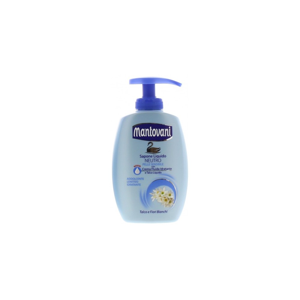 Mantovani Sapone Liquido Per Pelli Sensibili Con Dispenser 300 Ml 
