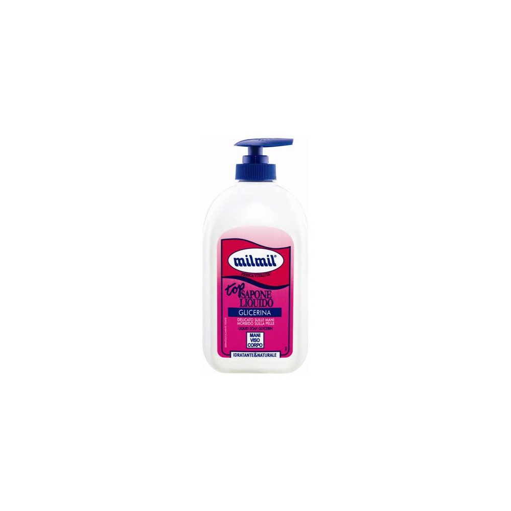 Mil Mil Sapone Liquido Glicerina Delicato E Idratante Per Mani Viso Corpo 500 Ml 