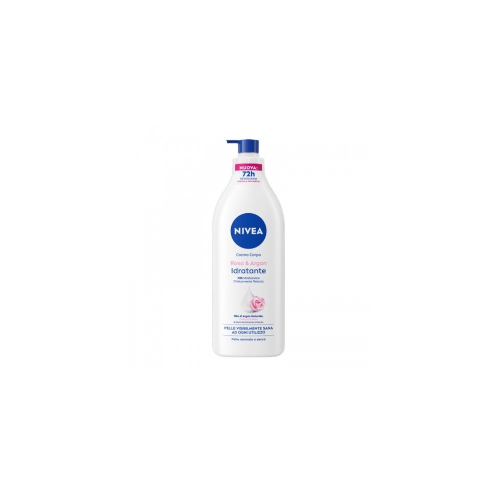 Nivea Rosa & Argan Crema Corpo Per Pelle Secca E Normale 500 Ml 