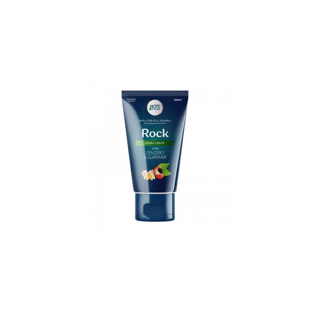 Note Di Schiuma Rock Crema Corpo Con Zenzero E Guaranà 200 Ml 