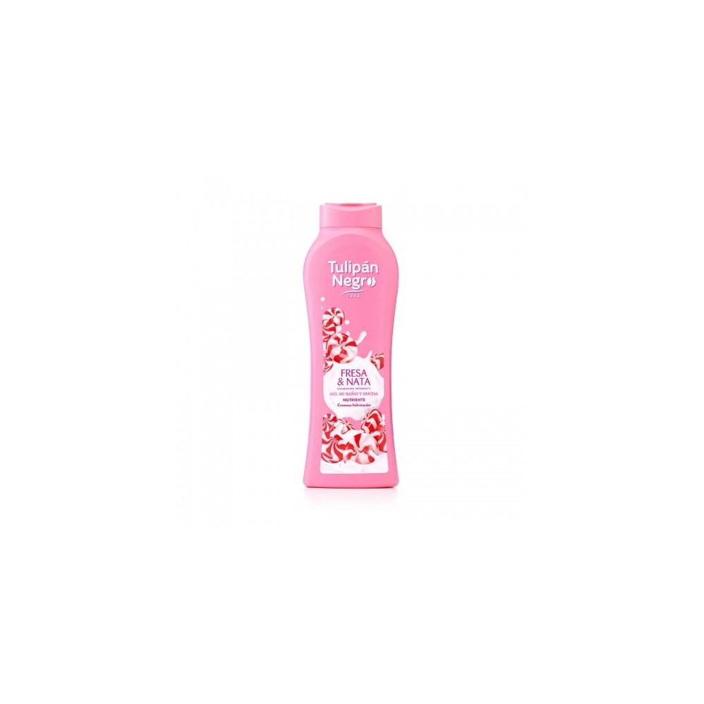 Tulipan Negro Gourmand Intensity Fresa & Nata Gel Da Bagno Idratante 650 Ml 