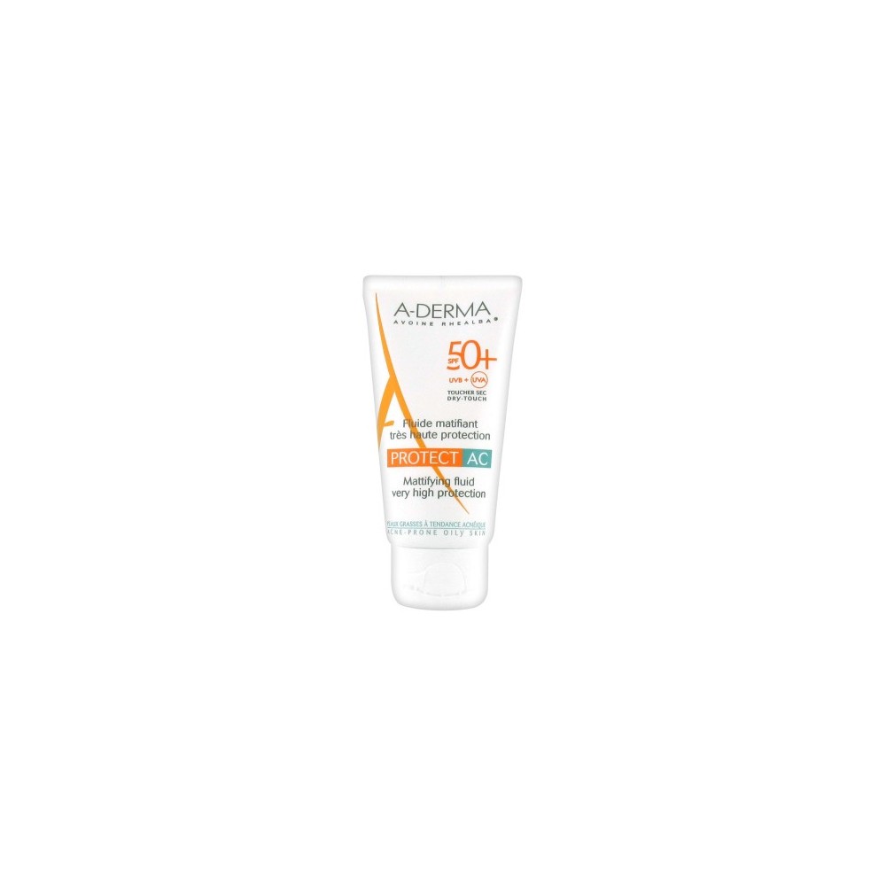 Aderma Protect Ac Fluido Opacizzante Protezione Molto Alta Spf50+ 40 Ml 