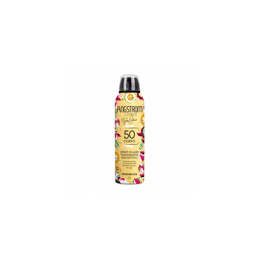 Angstrom Protect Spf50 Spray Solare Trasparente Protettivo 200 Ml 