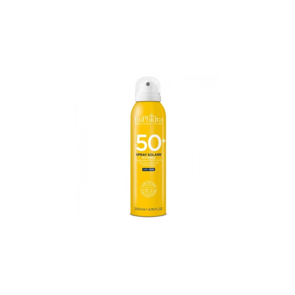 Euphidra Spray Solare Invisibile Spf50+ Per Il Corpo 200 Ml 