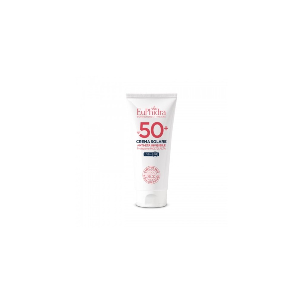 Euphidra Crema Solare Anti-Età Invisibile Spf50+ Protezione Solare 50 Ml 