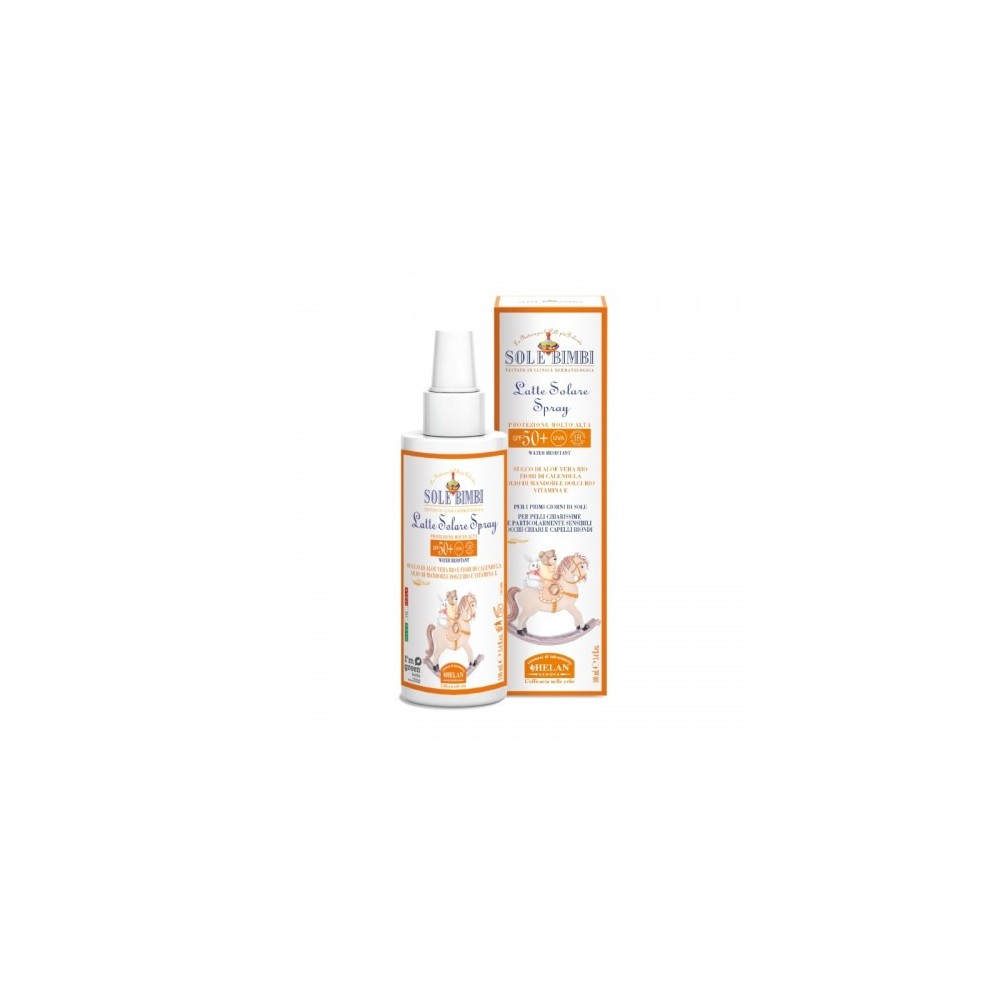 Helan Sole Bimbi Latte Solare Spray Spf50+ Protezione Alta 100 Ml 