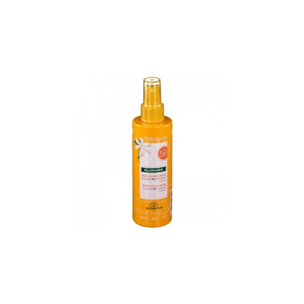 Klorane Polysianes Spf50+ Spray Solare Sublime 200 Ml 