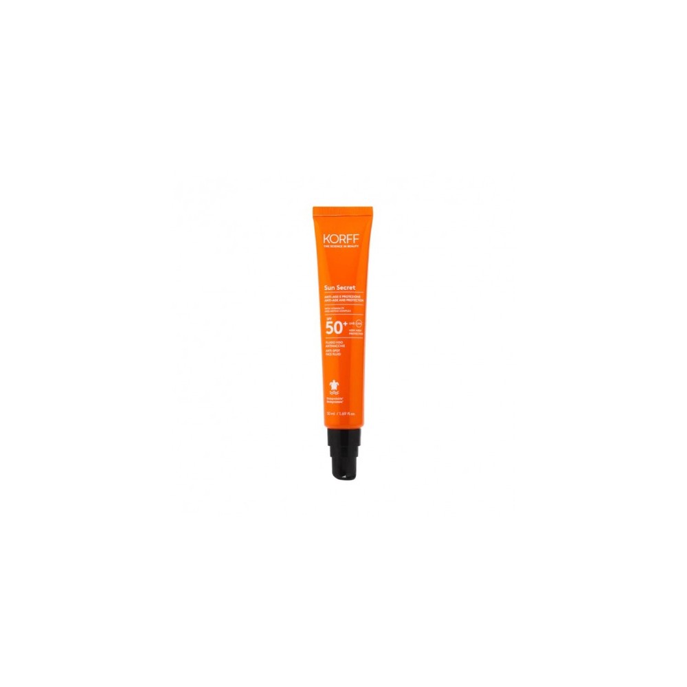 Korff Sun Secret Spf50+ Fluido Viso Antimacchie 50 Ml 