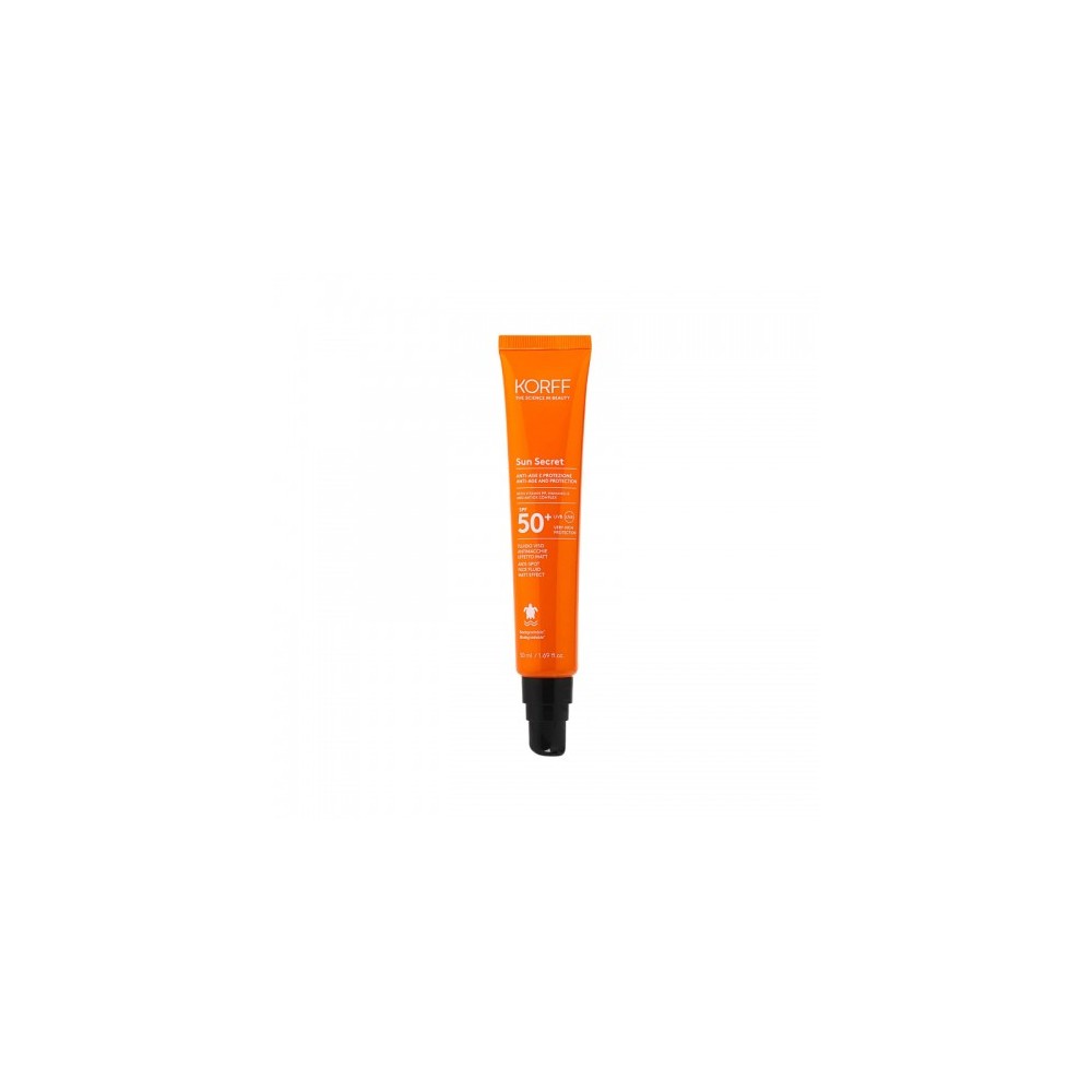 Korff Sun Secret Spf50+ Fluido Viso Antimacchie Effetto Matt 50 Ml 