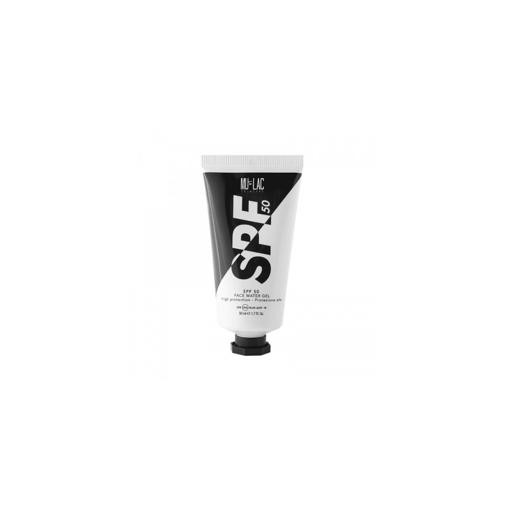 Mulac Face Water Gel Spf50 Gel Ad Alta Protezione Solare 50 Ml 