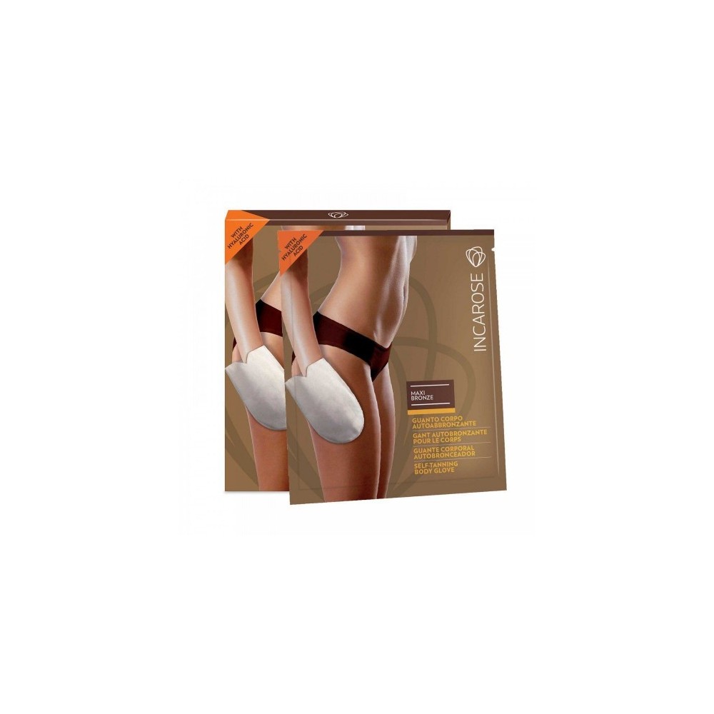 Incarose Guanto Di Crine Autoabbronzante Maxi Bronze 3 Pezzi 