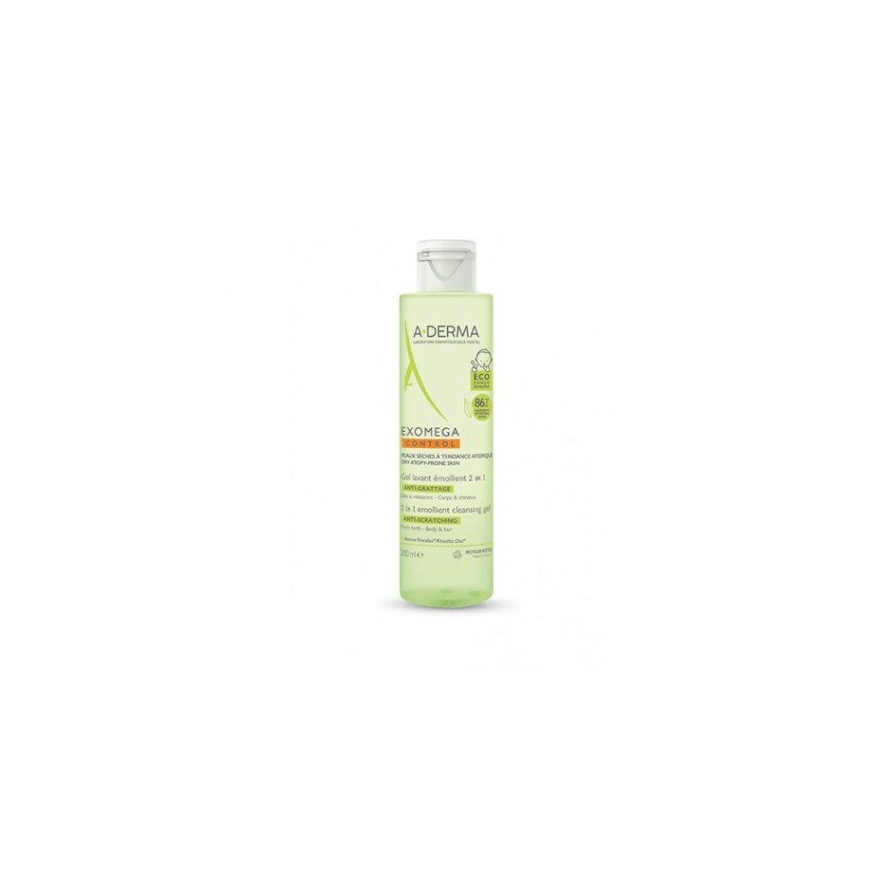 Aderma Exomega Control Gel Detergente 2In1 200 Ml 