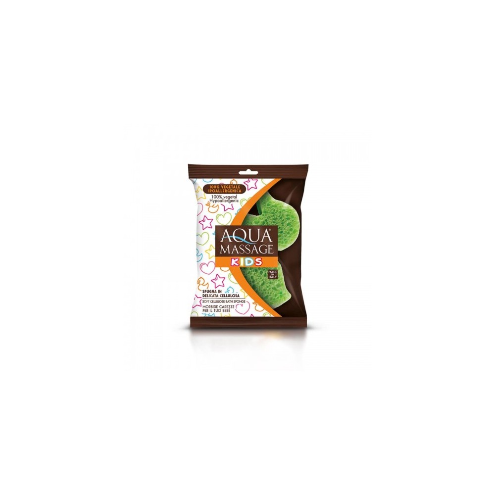 Aqua Massage Kids Spugna In Delicata Cellulosa Colori Assortiti 