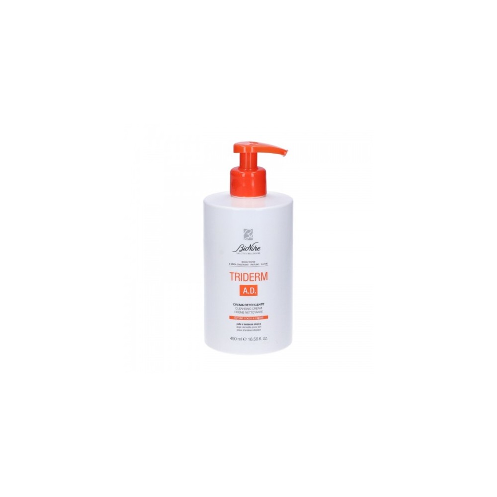 Bionike Triderm Ad Crema Detergente Per Pelle A Tendenza Atopica 490 Ml 