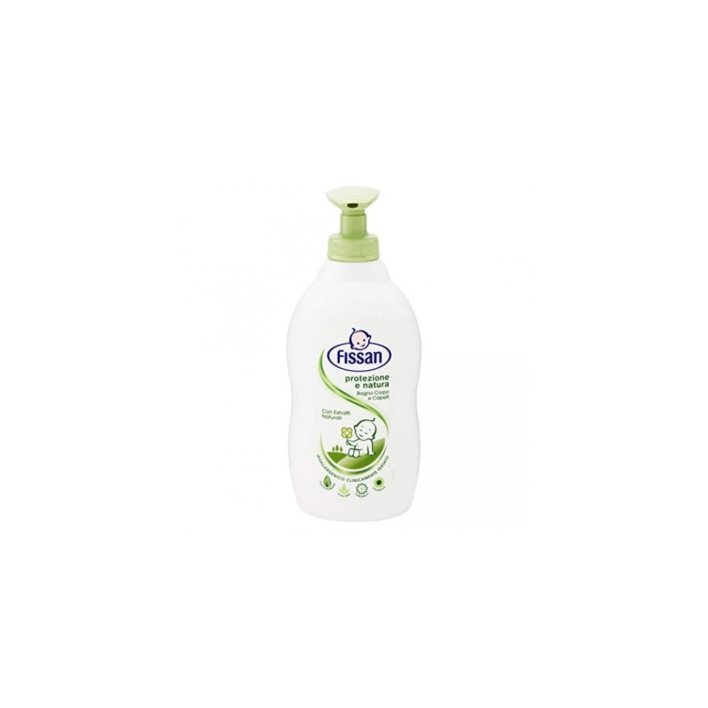 Fissan Bagnoschiuma Per Bambino Corpo E Capelli Con Estratti Naturali Baby Protezione E Natura 400 Ml 