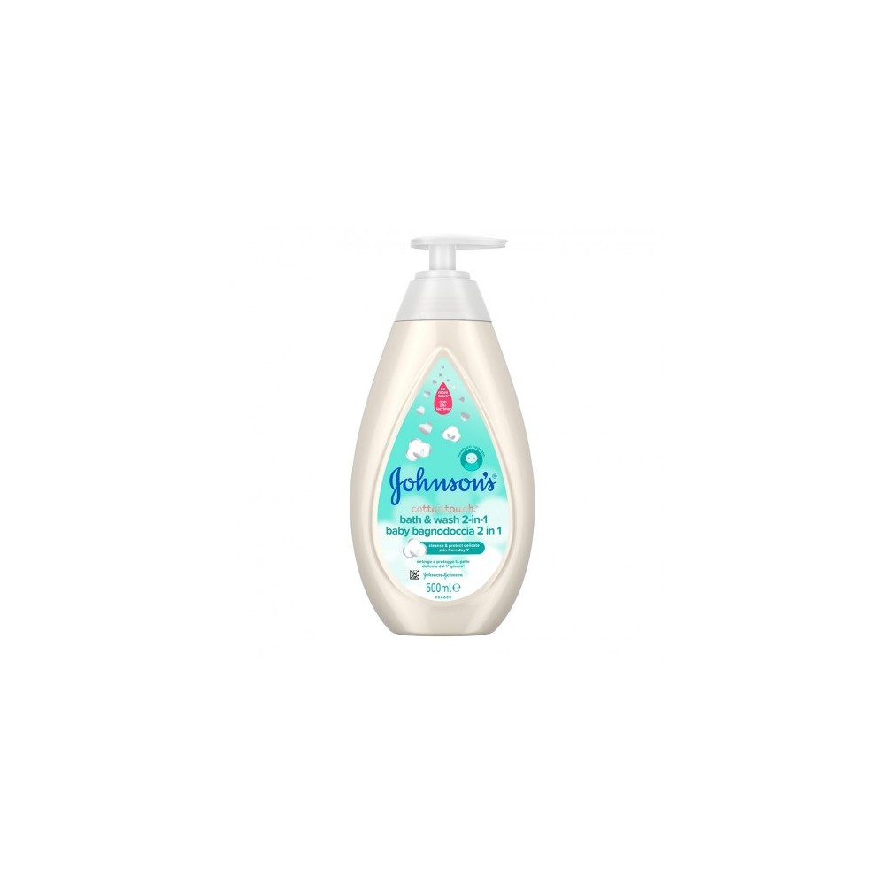 Johnson & Johnson Cottontouch Baby 2 In 1 Bagnodoccia 500 Ml 