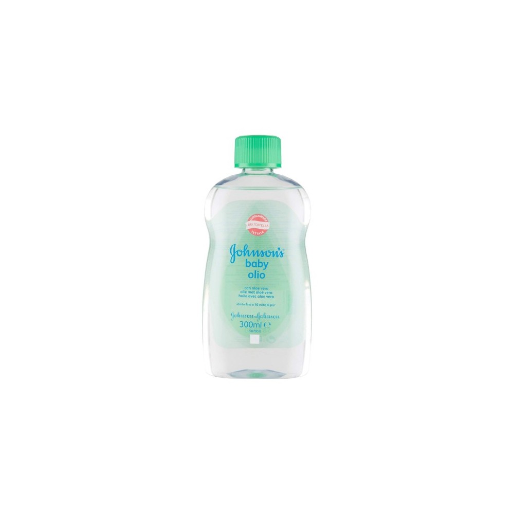 Johnson & Johnson Olio Baby Per Il Corpo All'Aloe Vera 300 Ml 
