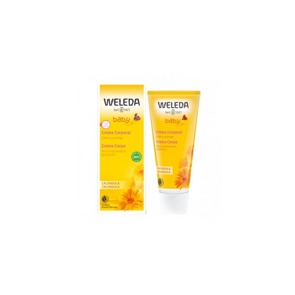 Weleda Calendula Baby Crema Corpo Per La Pelle Dei Neonati 75 Ml 