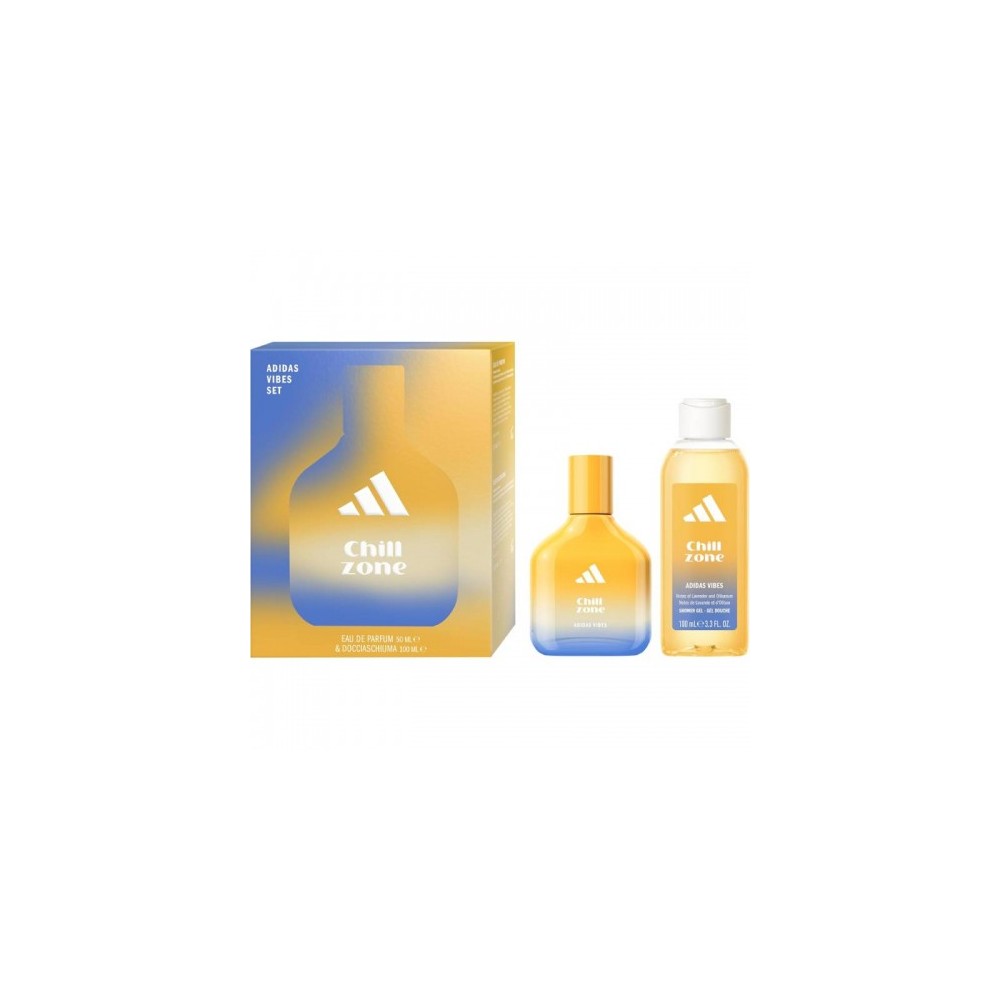 Adidas Cofanetto Vibes Chill Zone Eau De Parfum 50 Ml + Gel Doccia 100 Ml 