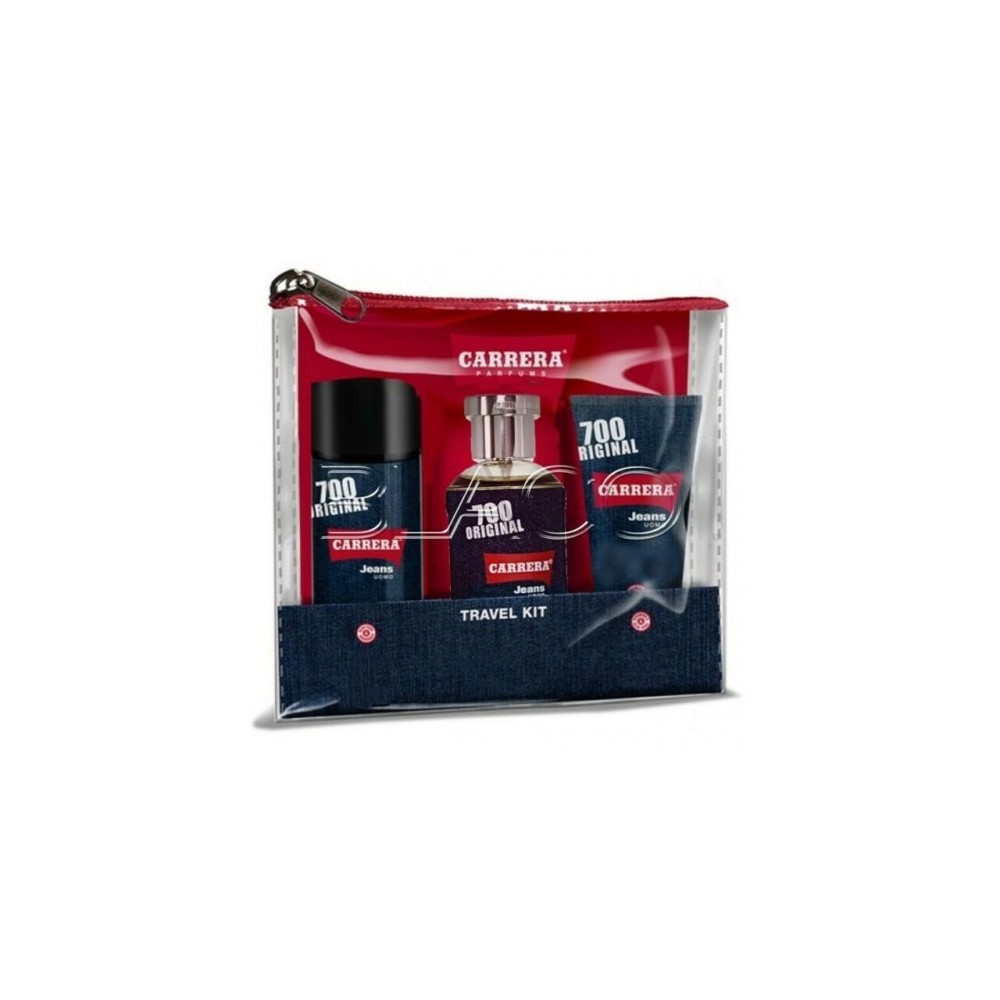 Carrera Cofanetto 700 Original Eau De Toilette + Schiuma Da Barba + Balsamo Dopobarba 