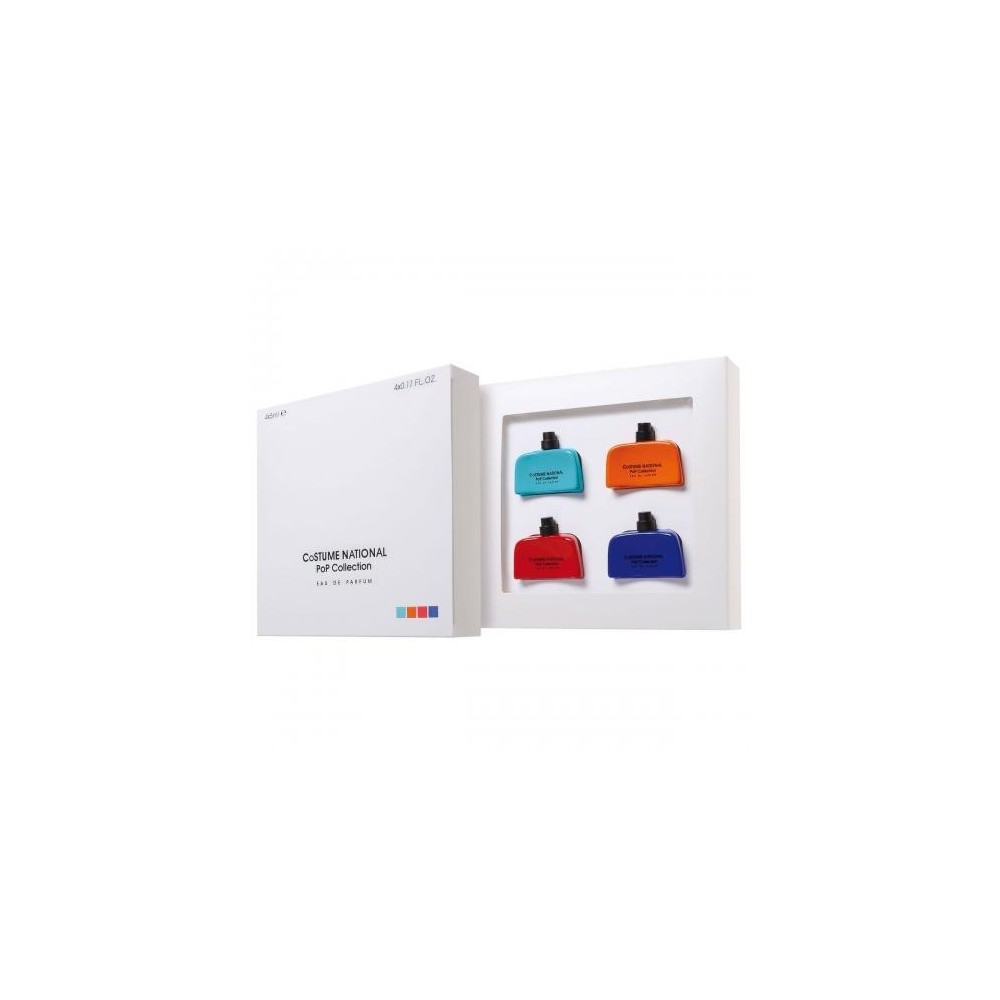 Costume National Cofanetto Pop Collection 4 Eau De Parfum Uomo Da 5 Ml 