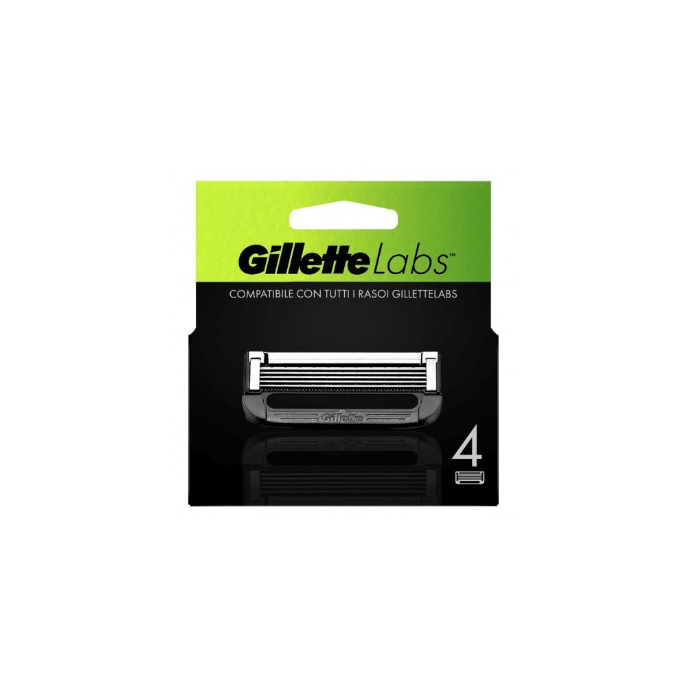 Gillette Labs 4 Lame Di Ricambio 