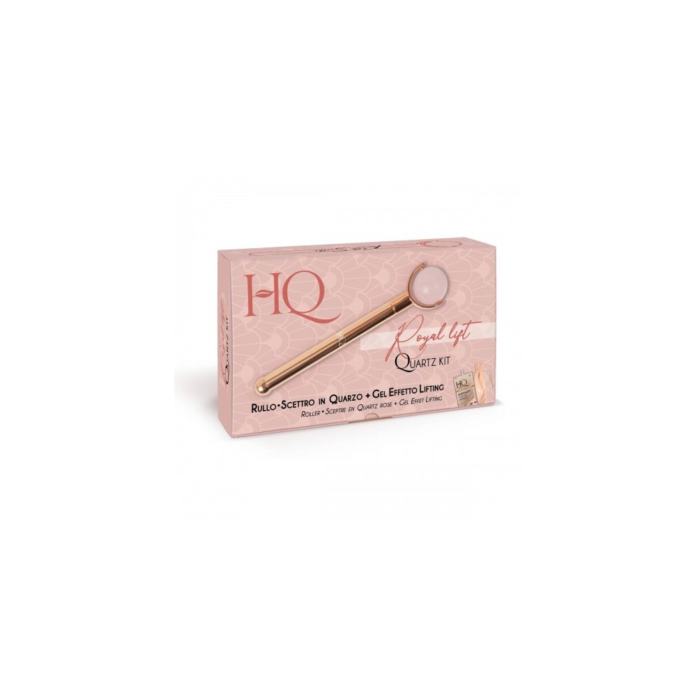 Hq Royal Lift Quarz Kit Scettro Roller In Quarzo + Gel Effetto Lifting 