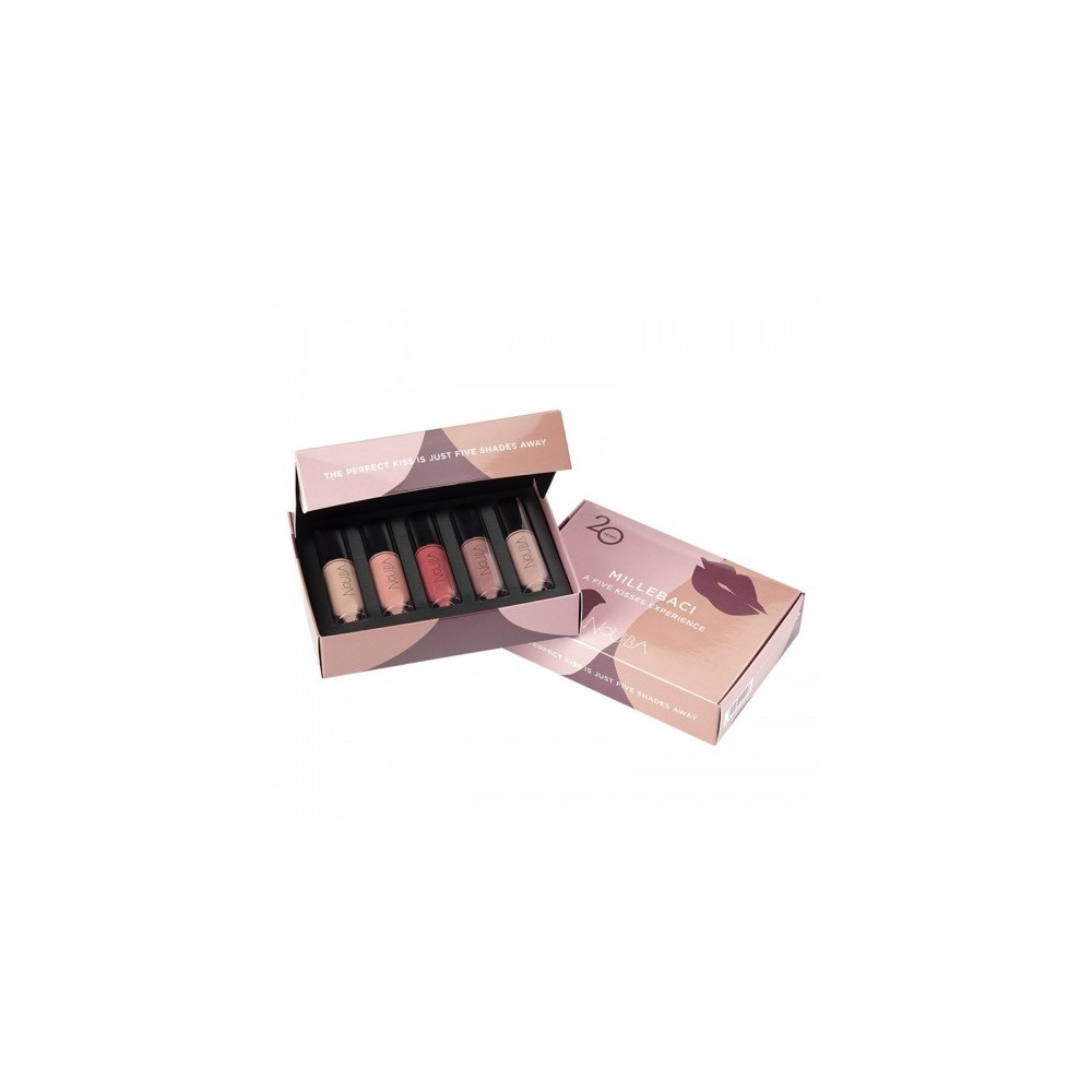 Nouba Cofanetto Millebaci N. 2 Naked Harmony 5 Mini Rossetti Liquidi 