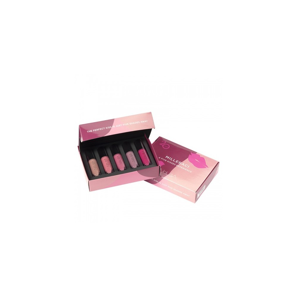 Nouba Cofanetto Millebaci N. 3 Free Spirit 5 Mini Rossetti Liquidi 