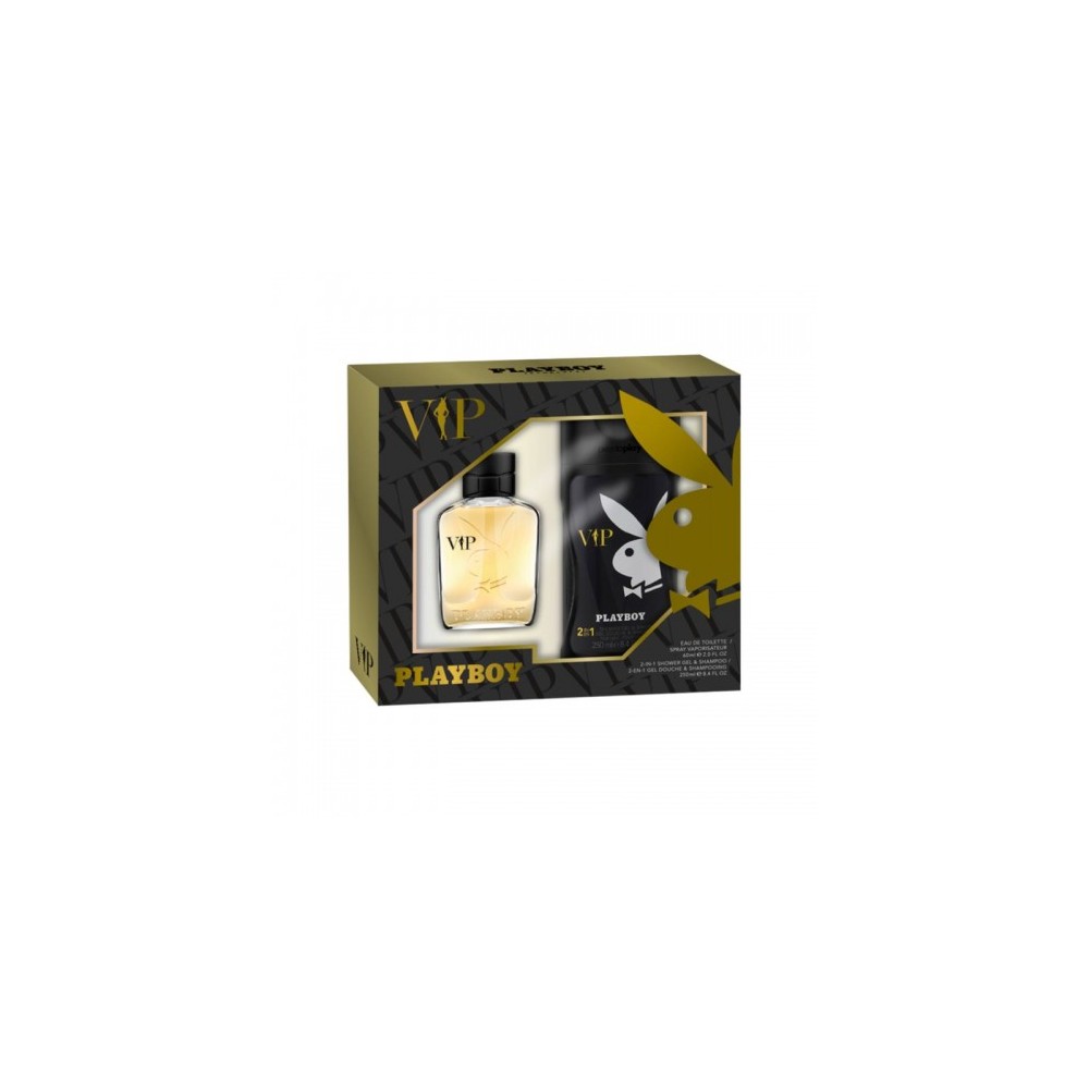 Playboy Vip For Him Eau De Toilette 60 Ml + Gel Doccia 250 Ml 