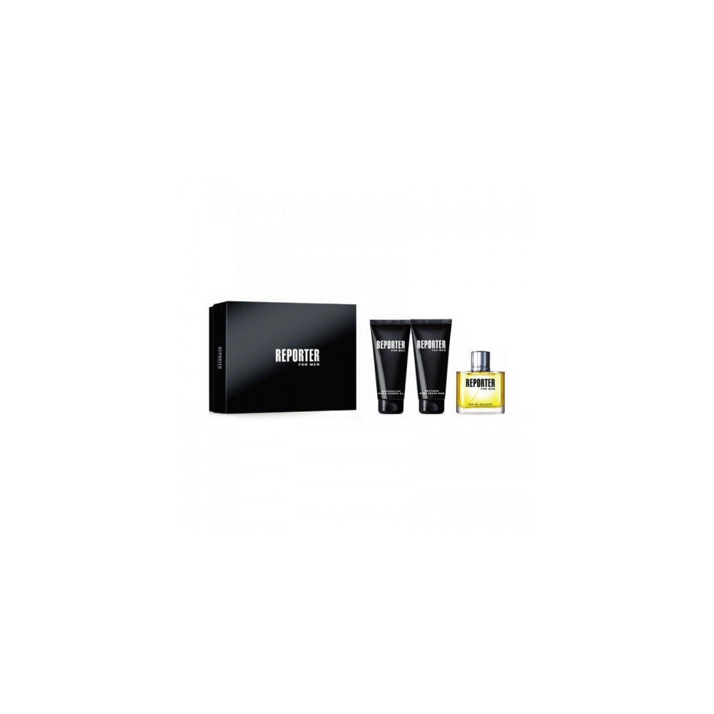 Reporter Cofanetto Reporter For Men Eau De Toilette 75 Ml + Bath Shower Gel 100 Ml + After Shave Balm 100 Ml 