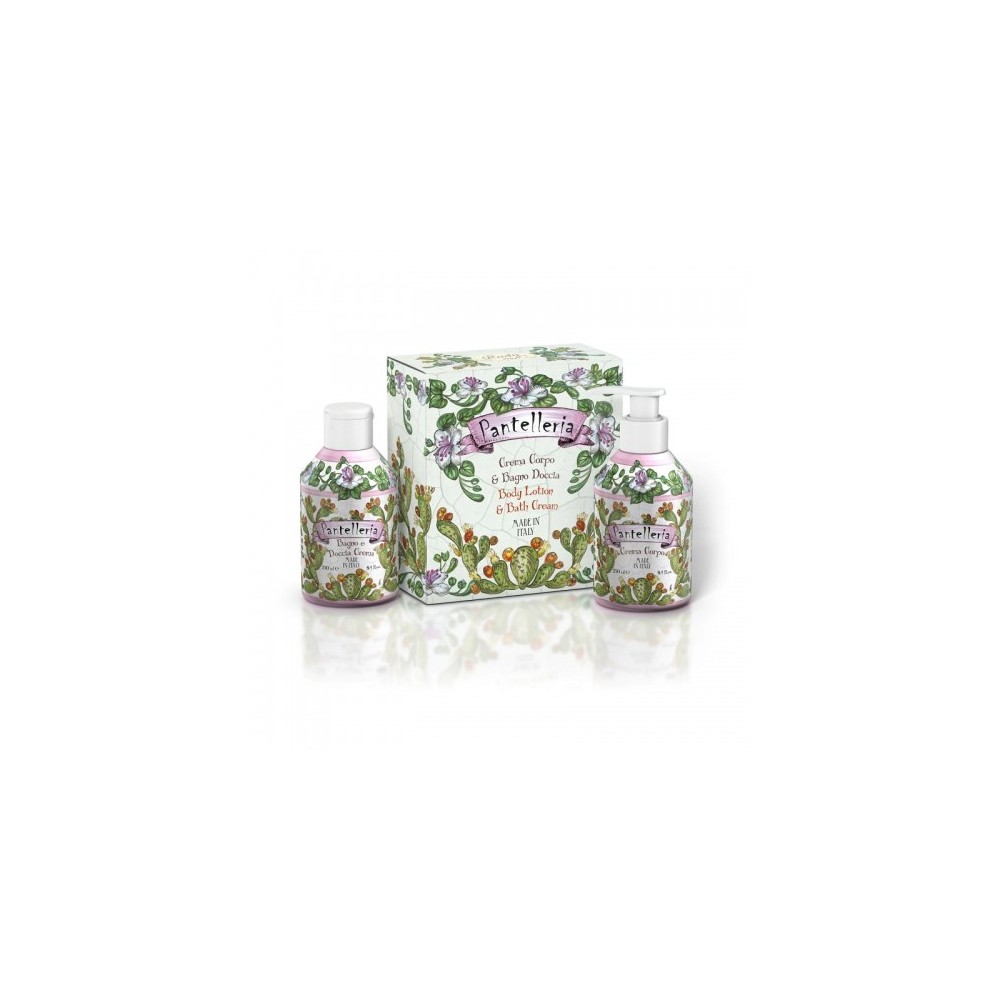 Rudy Cofanetto Le Maioliche Pantelleria Bagno Doccia 250 Ml + Crema Corpo 250 Ml 