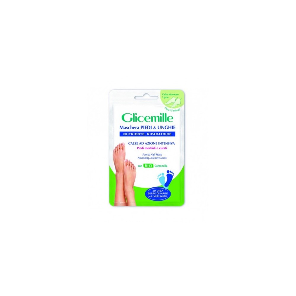Glicemille Maschera Piedi & Unghie Calze 1 Paio 