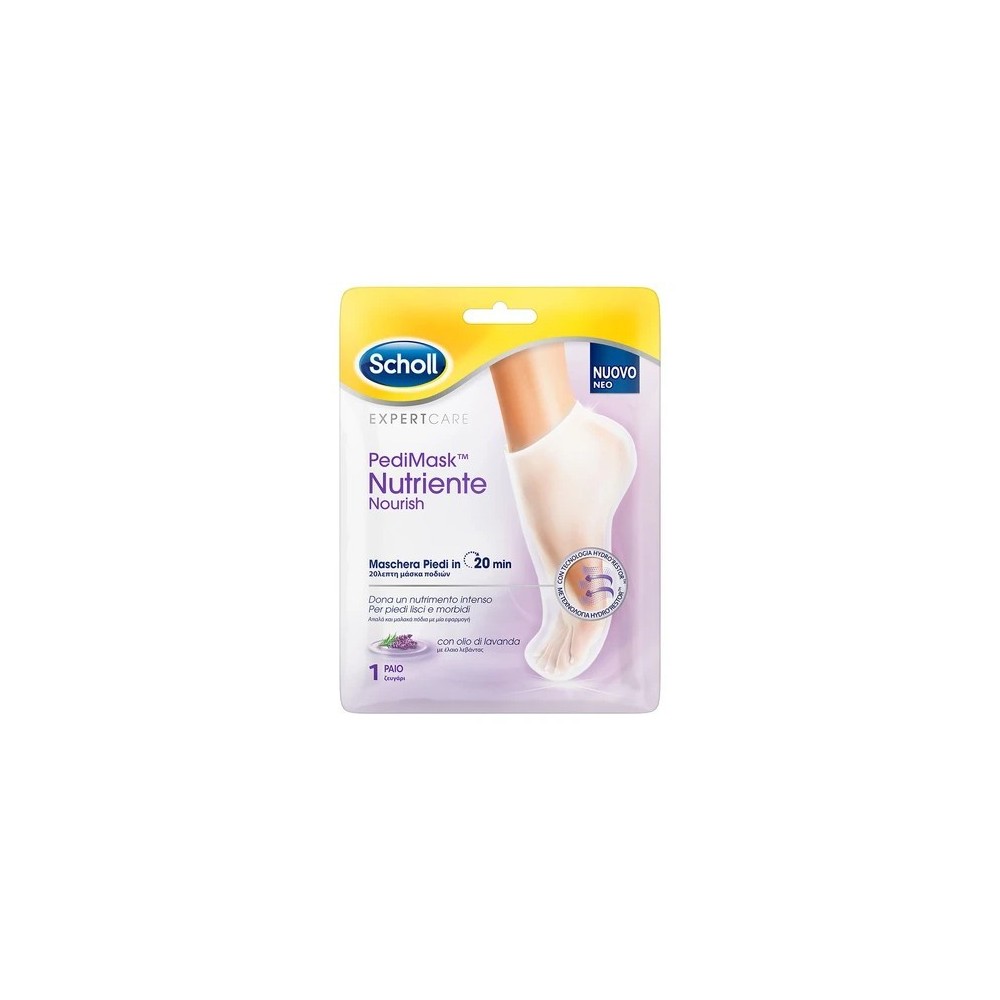Scholl Pedimask Maschera Nutriente Piedi All'Olio Di Lavanda 