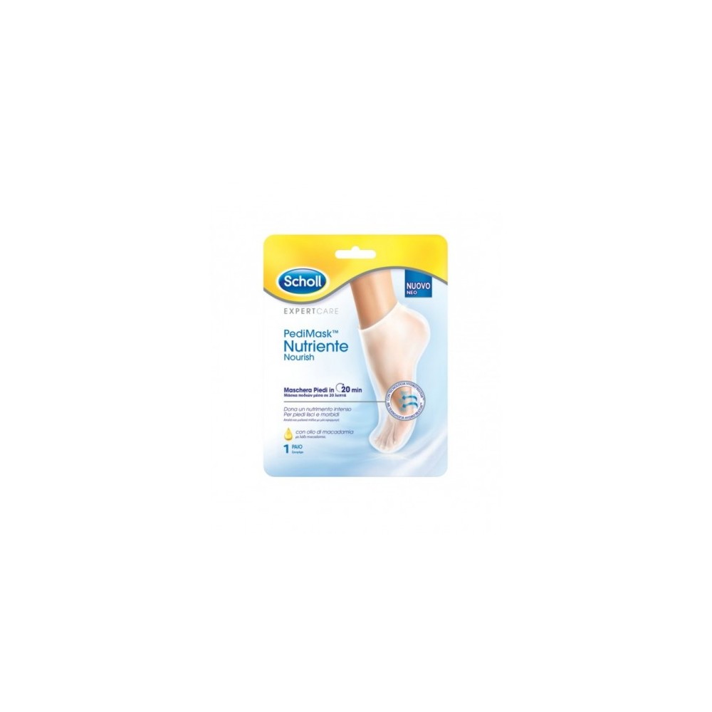 Scholl Pedimask Maschera Piedi Nutriente Con Olio Di Macadamia 