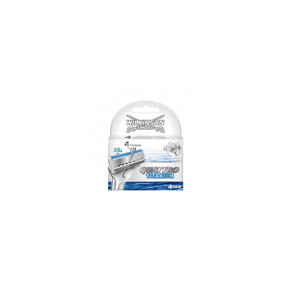 Wilkinson Quattro Titanium 4 Lame Per Rasoio 
